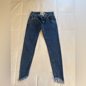 One Teaspoon Dark Blue Skinny Jeans